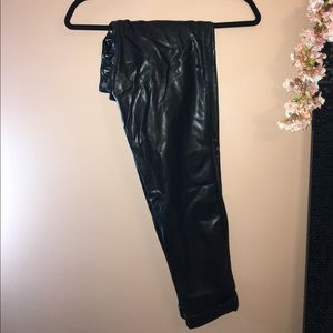 Pleather fashion nova pants